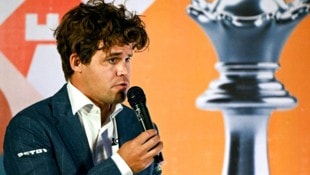 Schach-Weltmeister Magnus Carlsen sorgt für Aufregung bei den Formel-1-Fans (Bild: AFP/AFP or licensors)