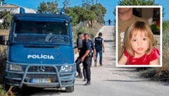 Am Freitag soll die aktuelle Suchaktion in Praia da Luz eingestellt werden. Ermittler hoffen auf neue Hinweise nach dem Verbleib von Maddie McCann. (Bild: Krone KREATIV/AFP or licensors HANDOUT AFP)